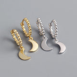 925 Silver Cuban Retro Tassel Drop Earrings for Women Party