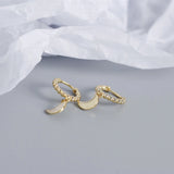 925 Silver Cuban Retro Tassel Drop Earrings for Women Party