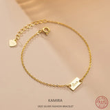 925 Sterling Silver Bracelet for Women Engagement Party Jewelry