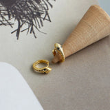 925 Silver Bohemian Charm Snake Circle Hoop Earrings Women Teen Party Gothic