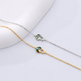 925 Sterling Silver Abalone Bracelet for Women
