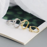 925 Silver Gothic Ear Chain Circle Hoop Earrings Women Party Punk Cuban
