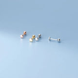 925 Silver Mini Star Stud Earrings for Women