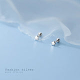 925 Silver Mini Star Stud Earrings for Women