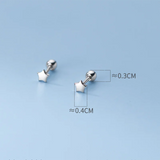925 Silver Mini Star Stud Earrings for Women