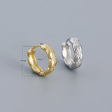 Geometric Zircon Hoop Earrings Crystal Small for Women
