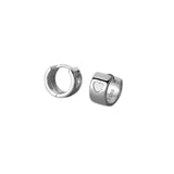 925 Silver Heart Earrings with Zircon, Elegant Gift