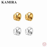 925 Silver Vintage Huggie Hoop Earrings for Women Men Party Goth 18K