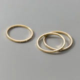 Vintage Small Zircon Rings for Women Wedding Jewelry