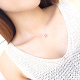 925 Silver 3-Ring Pendant Necklace Dad/Mom Gift