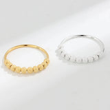 925 Silver Fidget Beads Ring Anti Stress Spiral Anxiety Jewelry