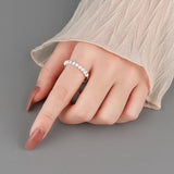 925 Silver Fidget Beads Ring Anti Stress Spiral Anxiety Jewelry