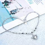 Bohemian 925 Silver Anklet Bracelet Vintage Fox Pendant Party Jewelry