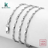 S925 Sterling Silver 1.8mm Necklace Chains for Man and Woman
