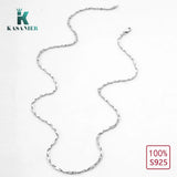 S925 Sterling Silver 1.8mm Necklace Chains for Man and Woman