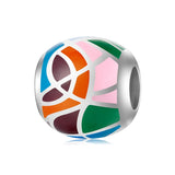 925 Silver Rainbow Beads DIY Bracelet Charms Gift Set
