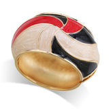 KAYMEN Enamel Cuff Bracelet Big Statement Bangle for Women Girls
