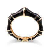 KAYMEN Colorful Bamboo Cuff Bangle Bracelet for Women Plated Statement Bangle
