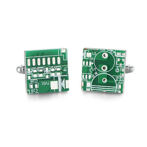 High-End Men's Cufflinks Computer Circuit Board French Shirt Accessories