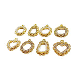 KC Plated Pearl Eardrop Necklace Jewelry Making Supplies Component Diy 8pcs