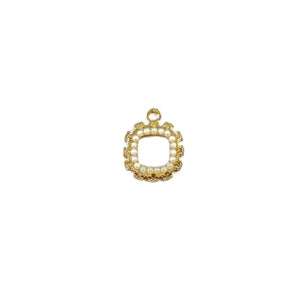 KC Plated Pearl Eardrop Necklace Jewelry Making Supplies Component Diy 8pcs