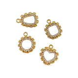 KC Plated Pearl Eardrop Necklace Jewelry Making Supplies Component Diy 8pcs