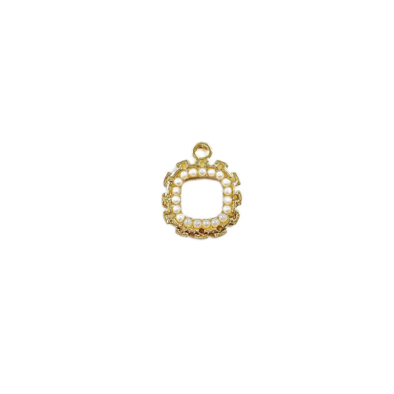 KC Plated Pearl Eardrop Necklace Jewelry Making Supplies Component Diy 8pcs