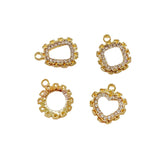 KC Plated Pearl Eardrop Necklace Jewelry Making Supplies Component Diy 8pcs