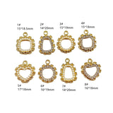 KC Plated Pearl Eardrop Necklace Jewelry Making Supplies Component Diy 8pcs