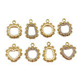KC Plated Pearl Eardrop Necklace Jewelry Making Supplies Component Diy 8pcs
