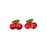 KC Heart Pearl Eardrop Charms Necklace Earring DIY 4pcs
