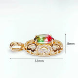 KC Rhinestone Eardrop Pendant Charms Necklace Earring Accessories