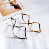 KC Plated Eardrop Earrings Jewelry Component