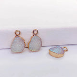KC Plated Resin Metal Eardrop Pendant Charms Jewelry Accessories
