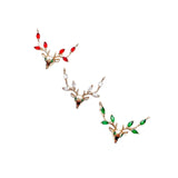 Crystal Deer Pendant Charms Necklace Earring DIY Kit