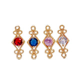 10pcs KC Rhinestone Eardrop Crystal Pendant Charms DIY Jewelry Component