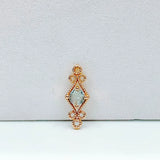 10pcs KC Rhinestone Eardrop Crystal Pendant Charms DIY Jewelry Component