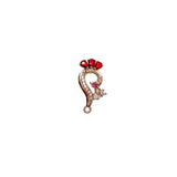 Crystal Peacock Pendant Charms Necklace Earring Accessories Diy