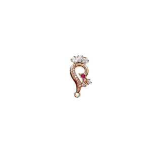Crystal Peacock Pendant Charms Necklace Earring Accessories Diy