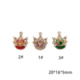 Crystal Vintage Pendant Charms Necklace Earring Accessories