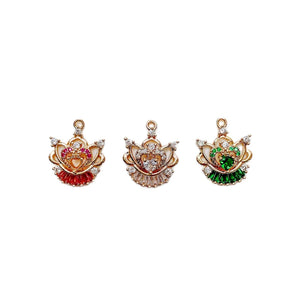 Crystal Vintage Pendant Charms Necklace Earring Accessories