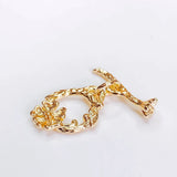 KC Plated Eardrop Earring Accessories Metal Charms Pendant Components