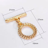 KC Plated Eardrop Earring Accessories Metal Charms Pendant Components