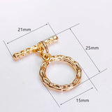 KC Plated Eardrop Earring Accessories Metal Charms Pendant Components