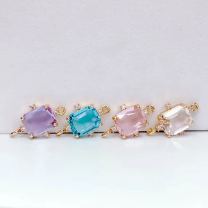 Crystal Pendant Charms Necklace Earring Accessory