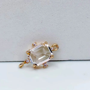 Crystal Pendant Charms Necklace Earring Accessory
