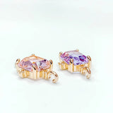 Crystal Pendant Charms Necklace Earring Accessory