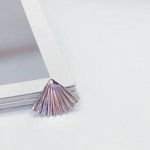 KC K Plated Eardrop Pendant Charms Fan Jewelry Findings Component Diy Material