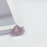 KC K Plated Eardrop Pendant Charms Fan Jewelry Findings Component Diy Material