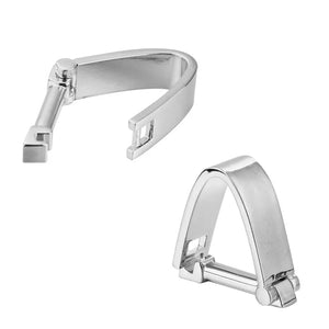 French Silvery Cufflinks for Men Wedding